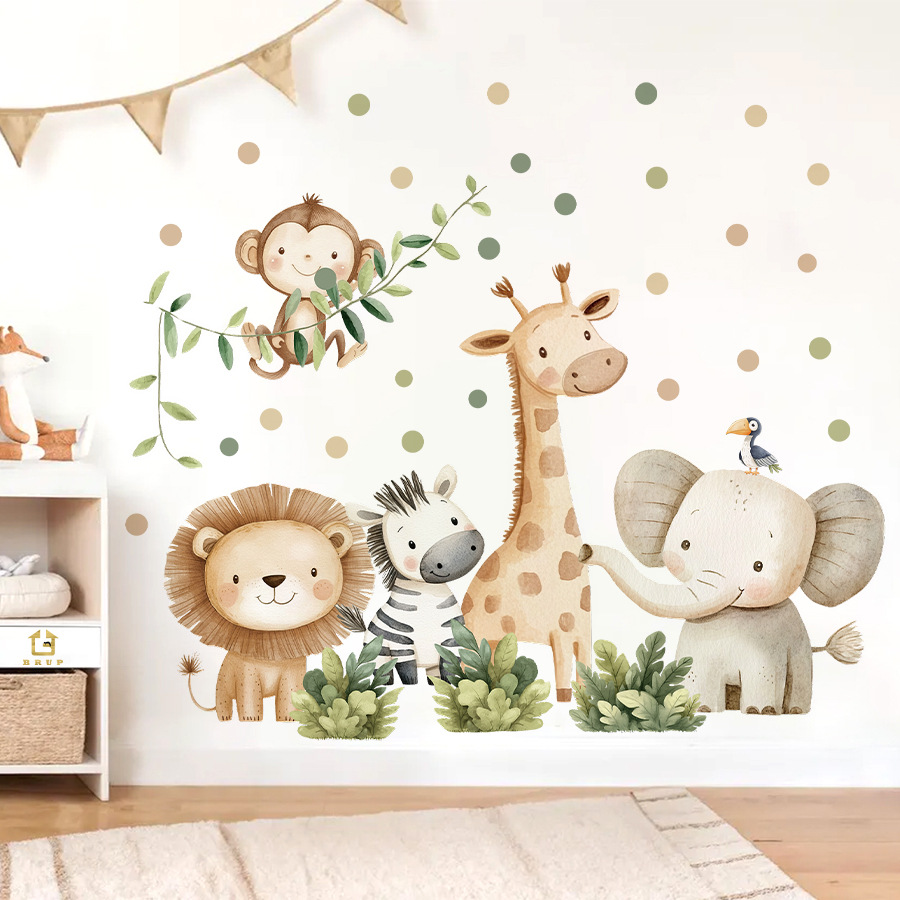Boho Forest Animals Wall Stick - Baby Nursery Boy review and price