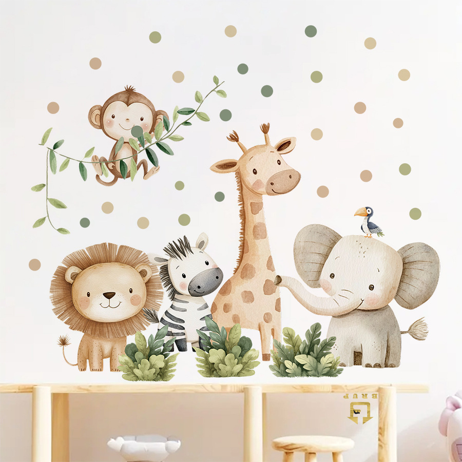 Boho Forest Animals Wall Stick - Baby Nursery Boy review and price