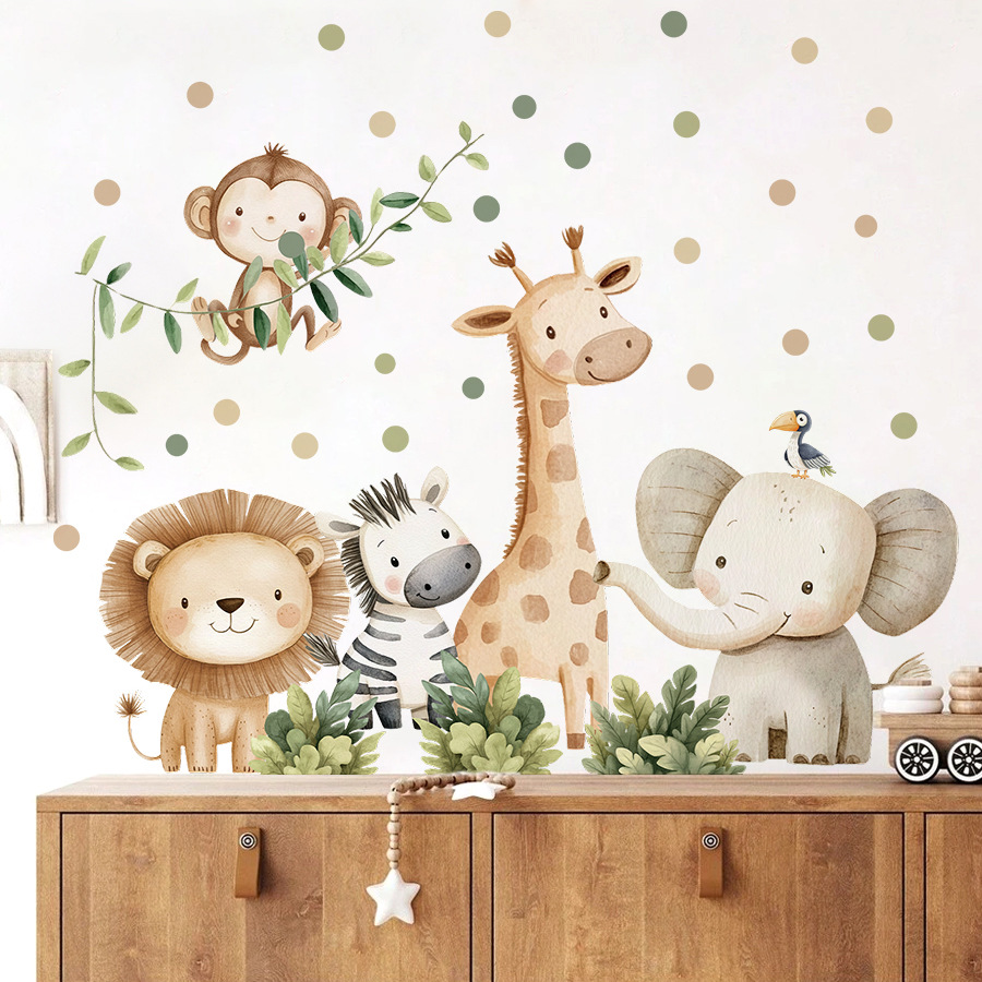 Boho Forest Animals Wall Stick - Baby Nursery Boy review and price