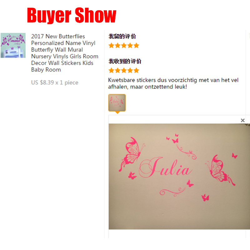 New Butterflies Personalized N - Baby Girl Nursery Quotes review and price